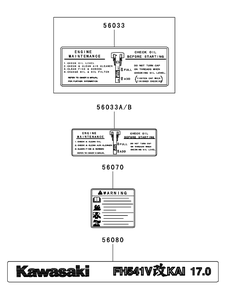 Part Location Diagram of KM-56080-0757 MTD Label-Brand